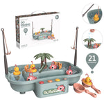 Load image into Gallery viewer, Fishing Magnet Electric Toy Set
