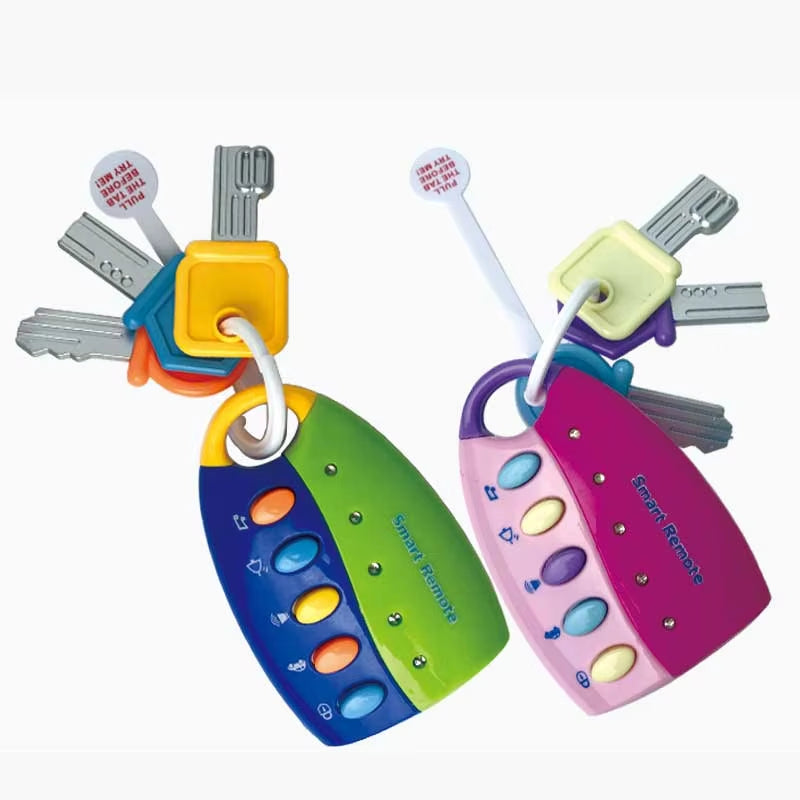 Funny Baby Musical Car Key Toy with Smart Remote Voices