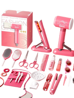 Load image into Gallery viewer, Kids Make up Toys Simulation Haircut Kit Children&#39;S Hair Dryer
