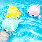 Load image into Gallery viewer, Cute Wind-up Baby Bath Toy, Cartoon Fish, Floating Water Game
