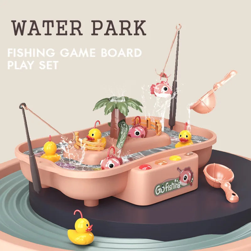 Fishing Magnet Electric Toy Set