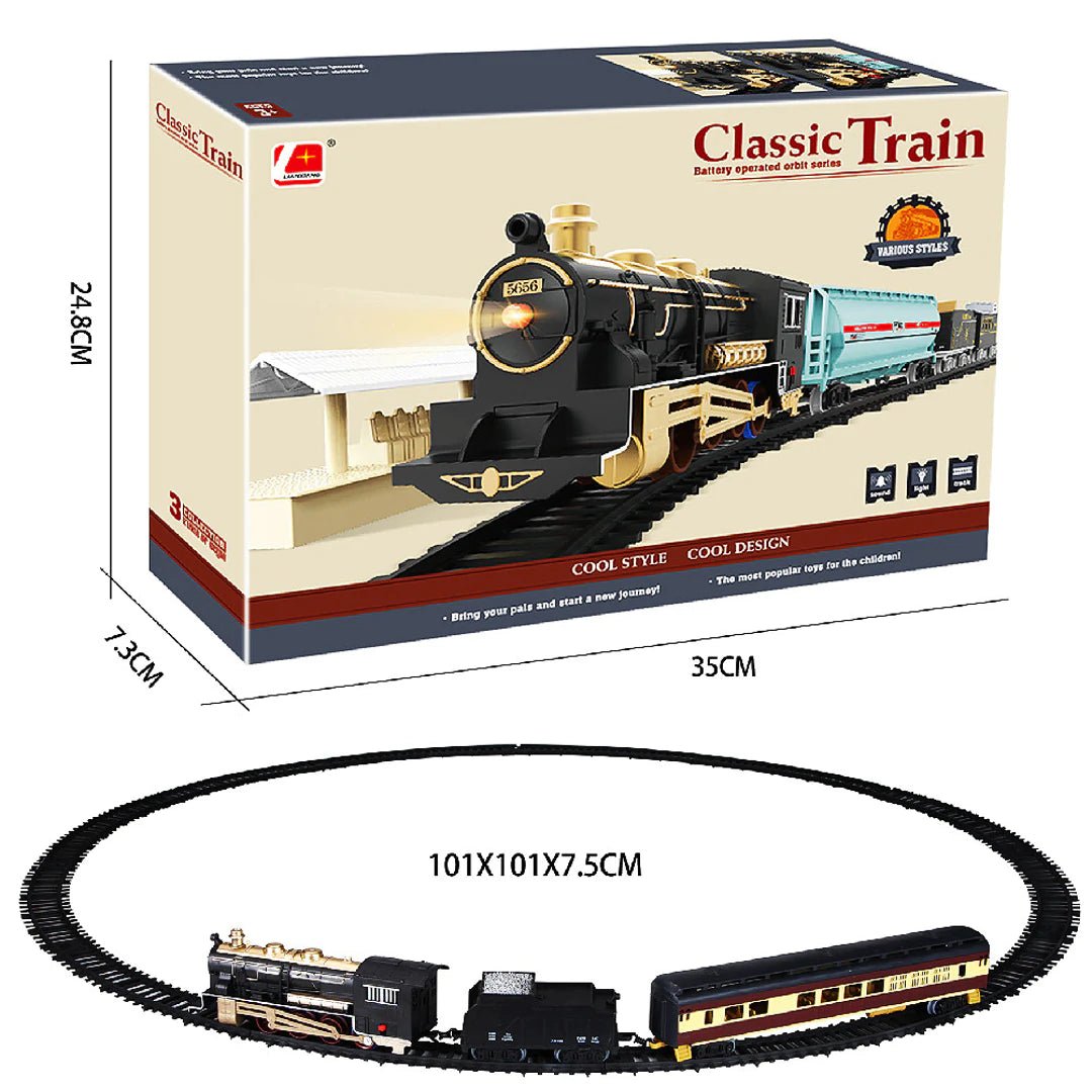 Railway Train Music Toy Set