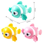 Load image into Gallery viewer, Cute Wind-up Baby Bath Toy, Cartoon Fish, Floating Water Game
