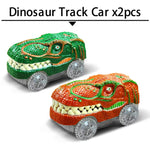 Load image into Gallery viewer, Dinosaur Toys for Kids Volcano, Climbing Track, Train Set
