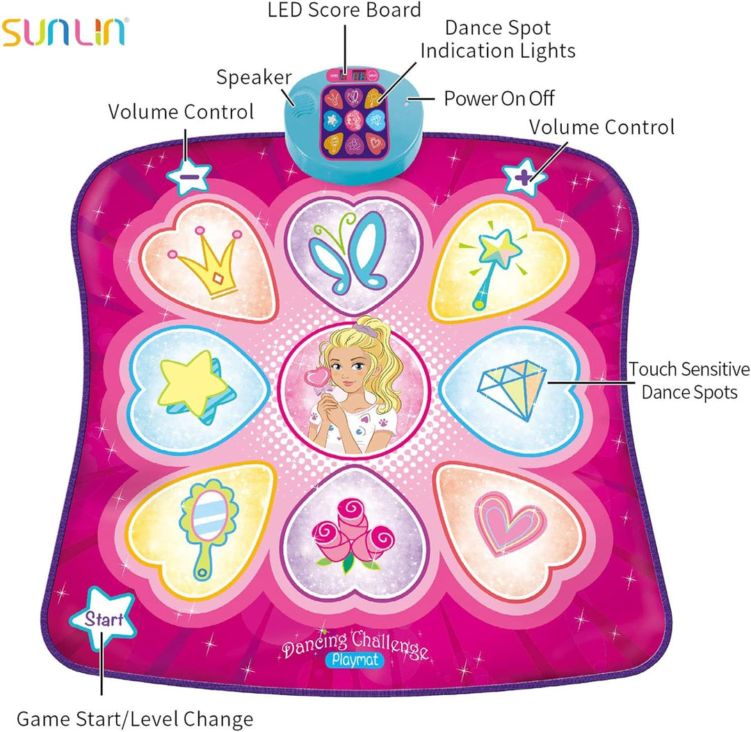 Dance Mat - Dance Mixer Rhythm Step Play Mat - Dance Game Toy