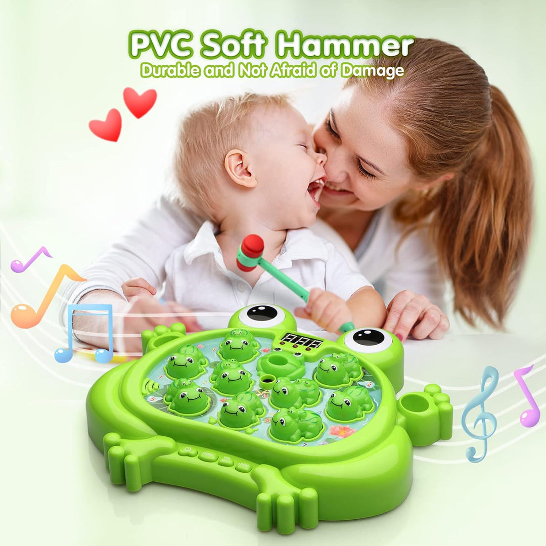 Toys for 2 3 4 5 Year Old Boy, Toddler Toys Age 2-4, Whack a Frog Game