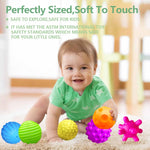 Load image into Gallery viewer, Textured Sensory Ball Set for Babies &amp; Kids | Squeeze Balls for Playtime
