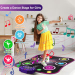 Load image into Gallery viewer, Dance Mat Toys for 3-12 Year Old Kids, Electronic Dance Pad with Light-Up
