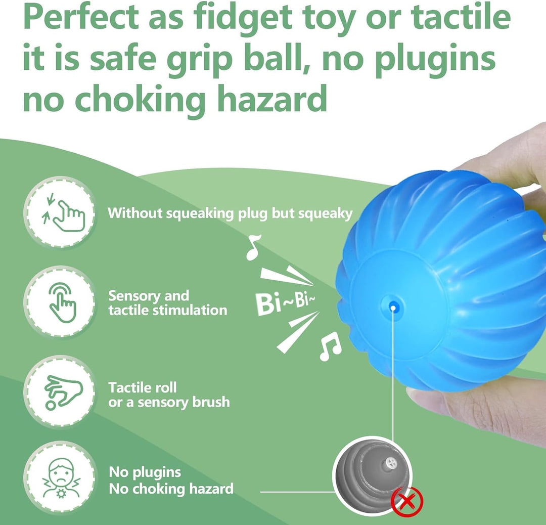 Textured Sensory Ball Set for Babies & Kids | Squeeze Balls for Playtime