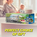 Load image into Gallery viewer, 13 in 1 Dinosaur Toys for Kids 3-5, Dinosaur Truck with 12 Pull Back Cars
