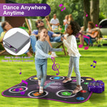 Load image into Gallery viewer, Dance Mat Toys for 3-12 Year Old Kids, Electronic Dance Pad with Light-Up
