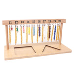 Load image into Gallery viewer, Baby Montessori Math Toy with Colorful Beads
