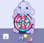 Load image into Gallery viewer, Cartoon Animal Dart Board for Kids 2-4 Years Old
