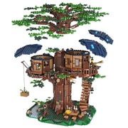 3036 PCS Tree House Building Blocks | Two Color Leaves | Compatible Toys for Girls