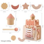 Load image into Gallery viewer, Baby Wooden Montessori Toy Baby Five-In-On Car Toy
