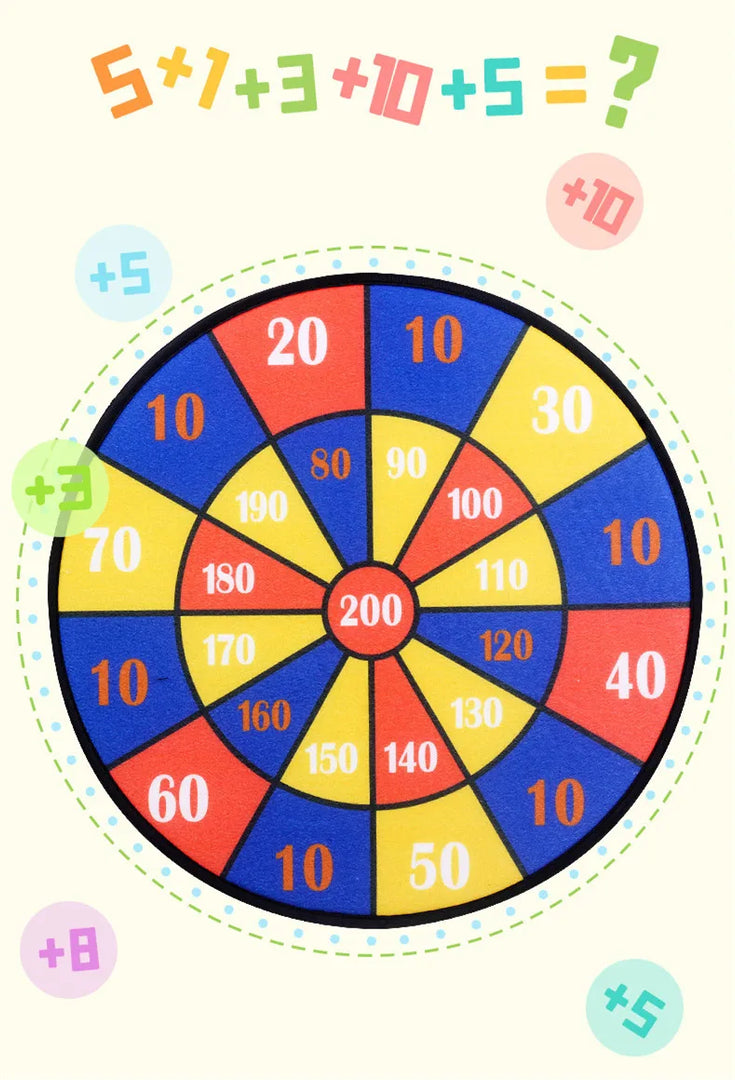 Cartoon Animal Dart Board for Kids 2-4 Years Old