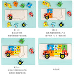 Load image into Gallery viewer, 3D Montessori Wooden Dinosaur Puzzle Colorful Educational Toy
