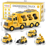 Load image into Gallery viewer, Diecast Carrier Truck Toys Cars Engineering Vehicles
