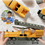 Load image into Gallery viewer, Magnetic Transforming Engineering Car Toys for Kids | Assembled Magnetic Fun
