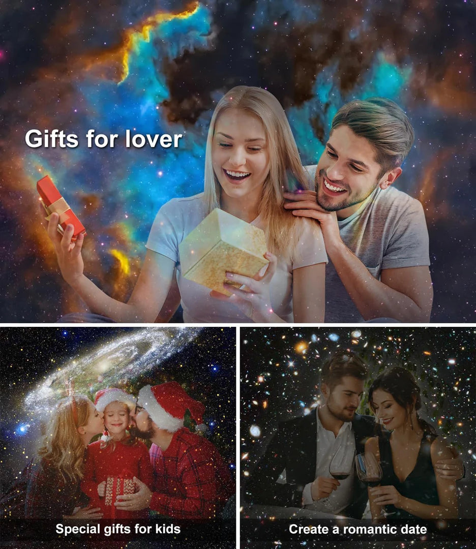 Night Light Lamp Star Projector Galaxy Light Night 360° Rotate Planetarium