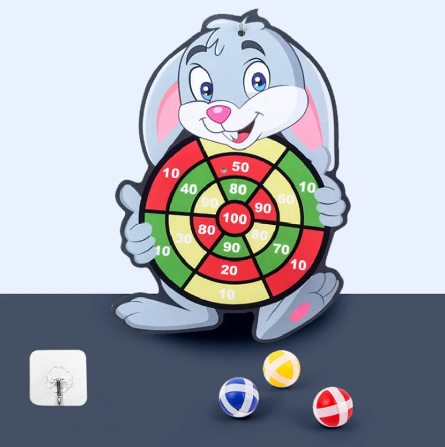 Cartoon Animal Dart Board for Kids 2-4 Years Old
