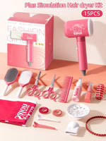 Load image into Gallery viewer, Kids Make up Toys Simulation Haircut Kit Children&#39;S Hair Dryer
