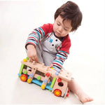Load image into Gallery viewer, Wooden Car Toy Montessori Vehicle Models Childrens Disassembly and Assembly
