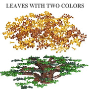3036 PCS Tree House Building Blocks | Two Color Leaves | Compatible Toys for Girls