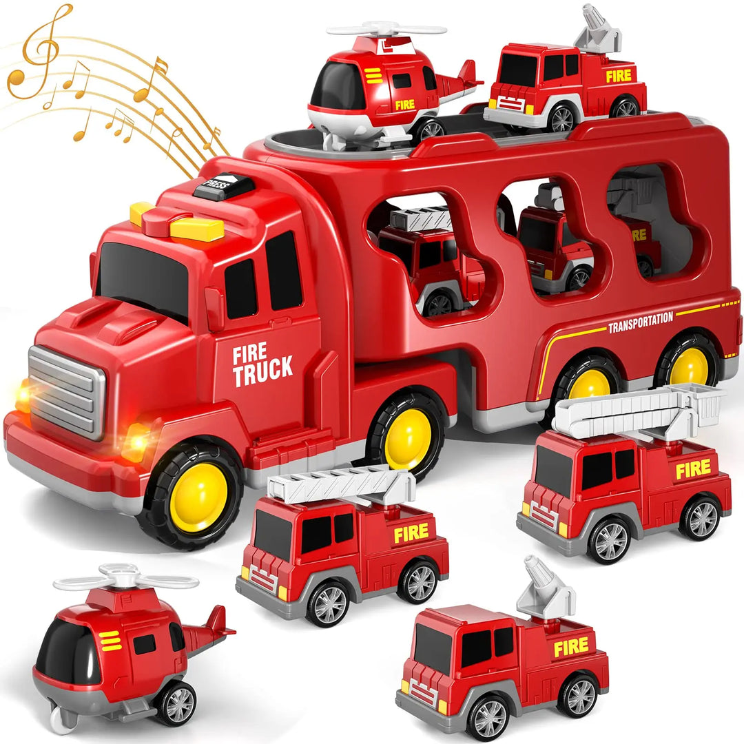 Diecast Carrier Truck Toys Cars Engineering Vehicles
