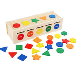 Load image into Gallery viewer, Wooden Montessori Geometry Set: 3D Shapes
