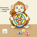 Load image into Gallery viewer, Cartoon Animal Dart Board for Kids 2-4 Years Old
