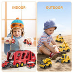 Load image into Gallery viewer, Diecast Carrier Truck Toys Cars Engineering Vehicles
