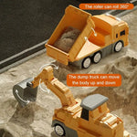 Load image into Gallery viewer, Magnetic Transforming Engineering Car Toys for Kids | Assembled Magnetic Fun
