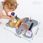 Load image into Gallery viewer, Wooden Sensory Activity Board Fine Motor Skills for Children
