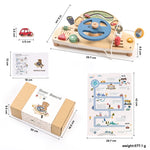 Load image into Gallery viewer, Baby Wooden Montessori Toy Baby Five-In-On Car Toy
