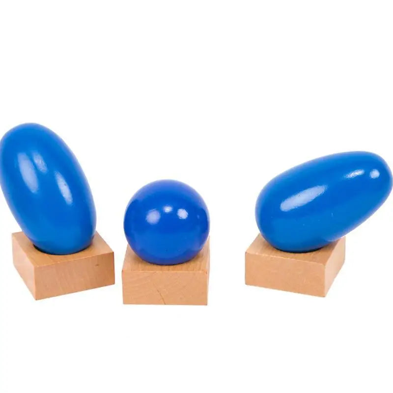 Wooden Montessori Geometry Set: 3D Shapes