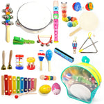 Load image into Gallery viewer, Montessori Wooden Percussion Instrument Creative Learning Gift for Kids
