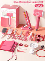 Load image into Gallery viewer, Kids Make up Toys Simulation Haircut Kit Children&#39;S Hair Dryer

