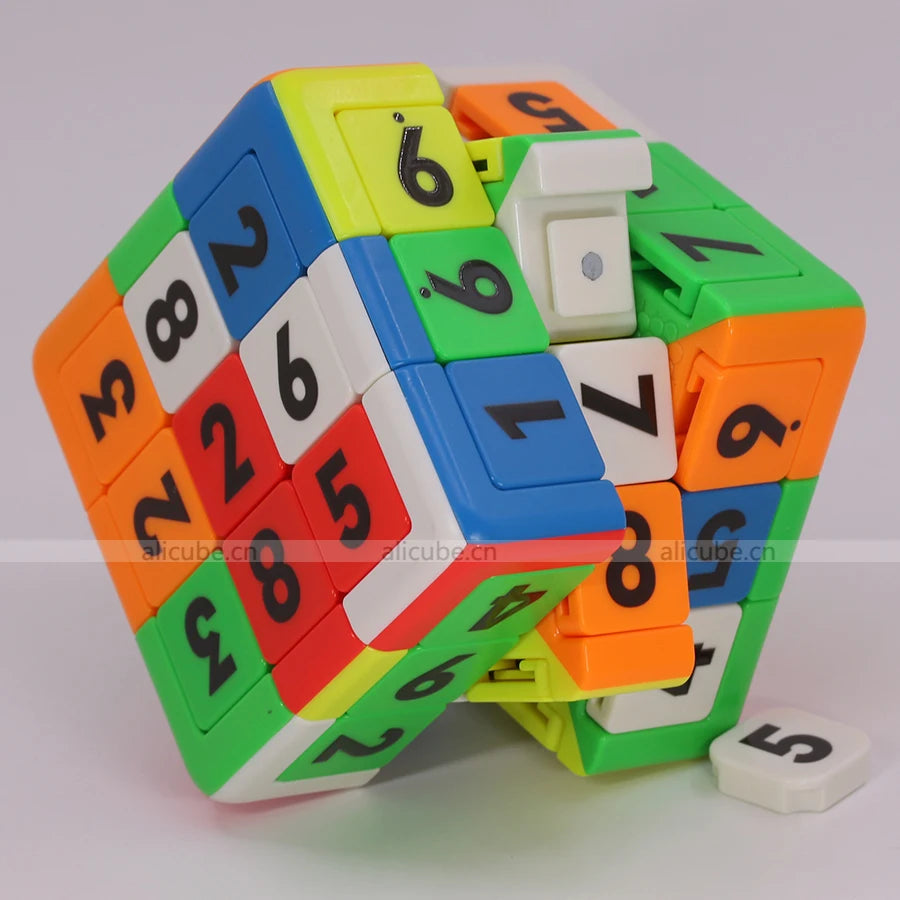 Magic Cube 3X3X3 2X2X2 Magnetic Number Puzzle