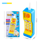 Load image into Gallery viewer, Baby Musical Phone Toy with Sound, Light, Educational Game
