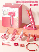 Load image into Gallery viewer, Kids Make up Toys Simulation Haircut Kit Children&#39;S Hair Dryer
