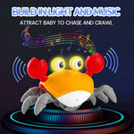 Load image into Gallery viewer, Interactive Dancing Crab Toy for Babies - Crawling &amp; Escaping
