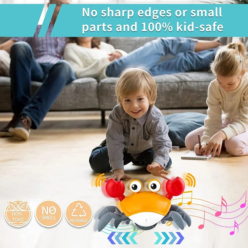 Interactive Dancing Crab Toy for Babies - Crawling & Escaping
