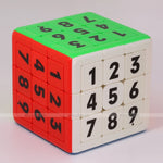 Load image into Gallery viewer, Magic Cube 3X3X3 2X2X2 Magnetic Number Puzzle

