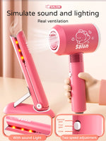 Load image into Gallery viewer, Kids Make up Toys Simulation Haircut Kit Children&#39;S Hair Dryer
