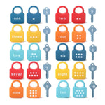 Load image into Gallery viewer, Lock &amp; Key Pairing Toy Set
