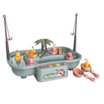 Load image into Gallery viewer, Fishing Magnet Electric Toy Set

