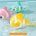 Load image into Gallery viewer, Cute Wind-up Baby Bath Toy, Cartoon Fish, Floating Water Game
