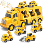 Load image into Gallery viewer, Diecast Carrier Truck Toys Cars Engineering Vehicles
