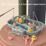 Load image into Gallery viewer, Fishing Magnet Electric Toy Set
